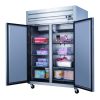 Dukers Commercial Double Door Upright Reach-in Freezer in Stainless Steel 41.73cu.ft.