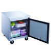 Dukers Single Door Commercial Undercounter Workbench Freezer Made by Stainless Steel