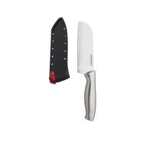 Farberware Edgekeeper 5-inch Stainless Steel Santoku Knife with Self-Sharpening Sleeve