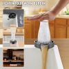 VEVOR Glass Rinser, 10 Powerful Spraying Jets 360° Rotating Cup Rinser for Sink